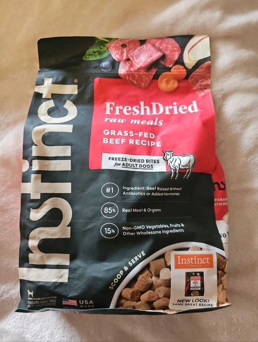 Instinct Raw Meals Beef 25oz. 2/16/28